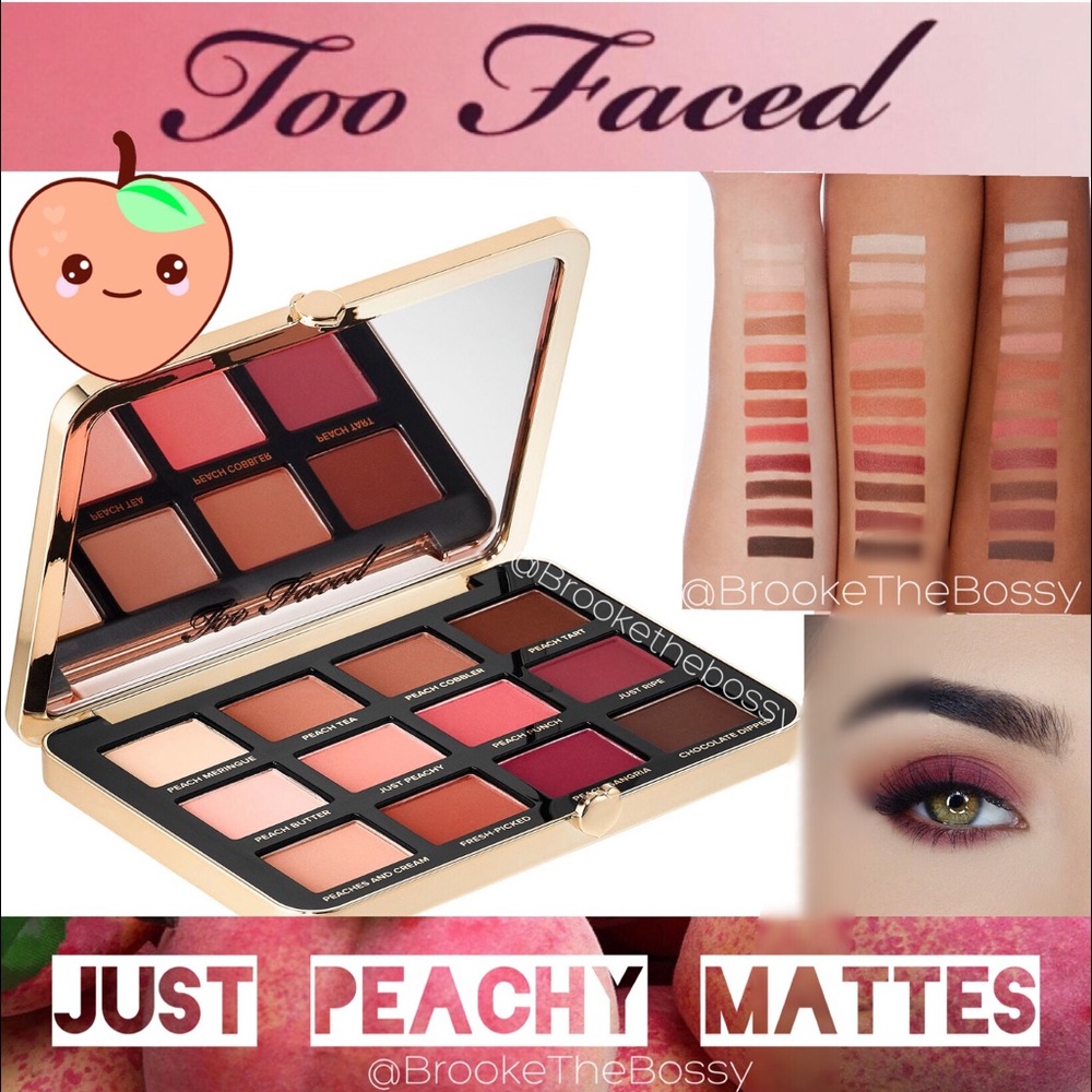 🍑💕BNIB TOO FACED JUST PEACHY MATTES PALETTE 💕🍑